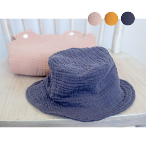 Mušelinový Klobouček - Bucket Hat